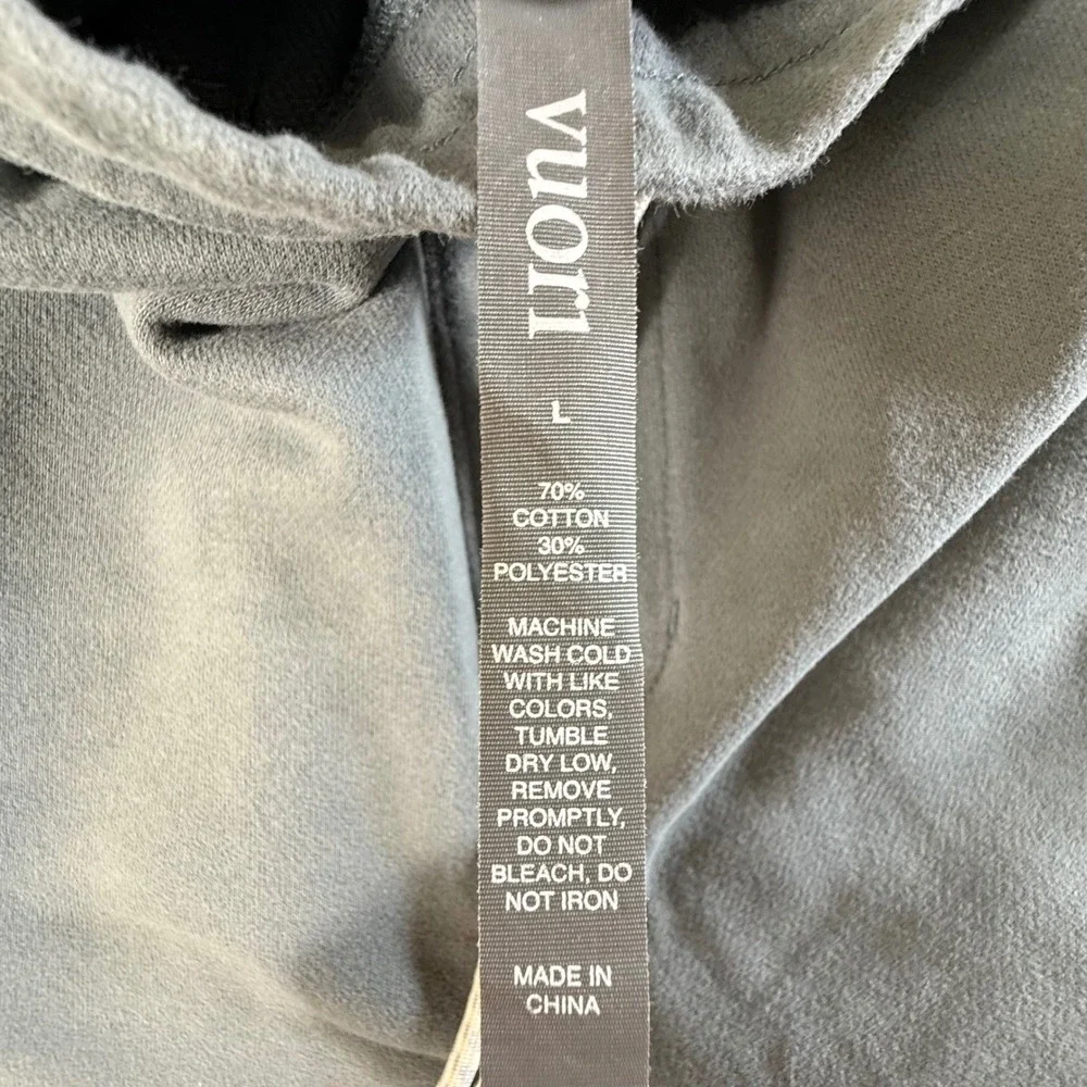 Vuori Sweatpants Mens Large Fleece Jogger Drawstring Charcoal Gray